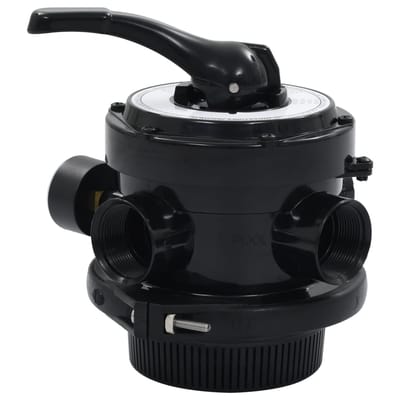 vidaXL - Multipoortventiel - voor - zandfilter - 4-weg - 1,5" - ABS