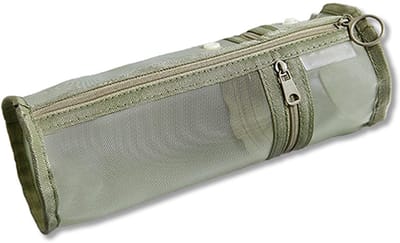 VHV - Transparant etui - Examen etui - Staand pennenetui - Doorzichtige pennenzak - 2-in-1 pennenhouder - Doorzichtige pennenmap - Etui met rits - Schrijfwaren organizer - Voor examens - Voor school - Voor kantoor