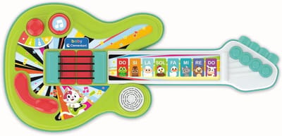 Dierengitaar Elektronisch - Muziekinstrument Baby - Muziek Ontdekken - 3 Speelmodi - 8 Interactieve Toetsen - Multicolor
