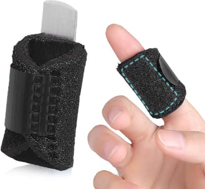Vingerspalk I Vingerbrace I Vingerfixatieriem I Revalidatiespalk I Vinger Splint I Rechttrekken Vinger I Zwart