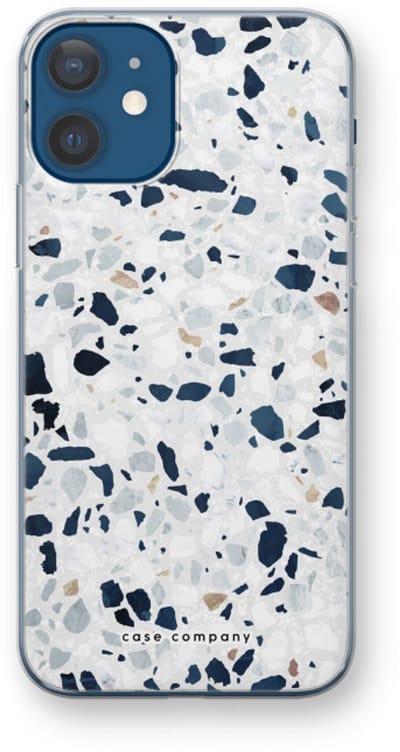Case Company® - Hoesje geschikt voor iPhone 12 hoesje - Terrazzo N°1 - Soft Cover Telefoonhoesje - Bescherming aan alle Kanten en Schermrand
