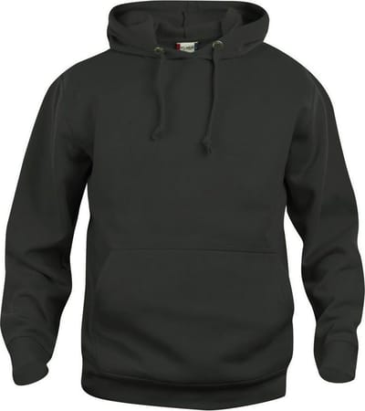 Clique Basic Hoody 021031 - Zwart - S