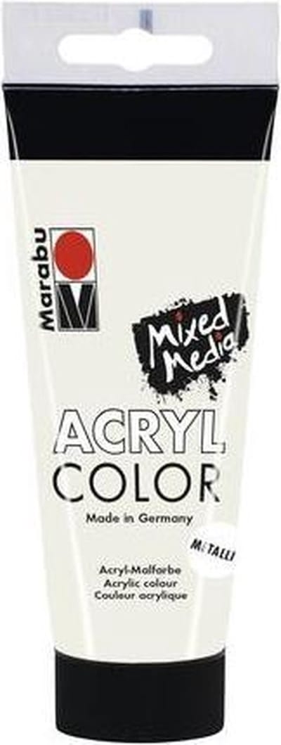 Acrylcolor 100 ML - Metallic wit