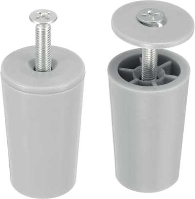 Aanslagbuffer Stopper - Roluikstop reparatieset - Bescherming Raamdecoratie - Weerbestendig ABS-kunststof - 40 mm - Grijs