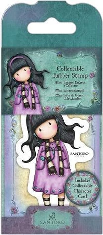Gorjuss: Collectable Mini Rubber Stamp - Santoro - No. 23 Little Song (GOR 907403)