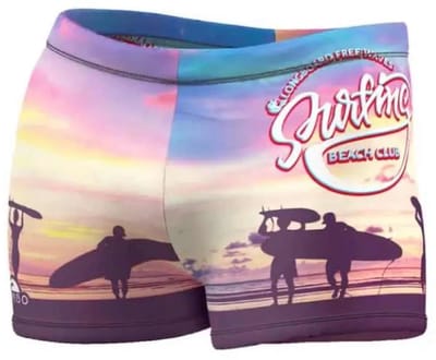 Turbo Surf Afternoon 2017 Zwemboxer Zwart L Man