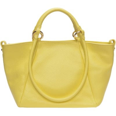 Roberta M Tweekleurig Rundleer Tas