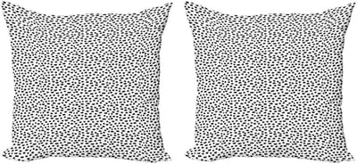 ABAKUHAUS Kussenhoes – Zwart-Wit Schets – 2x60x60 cm