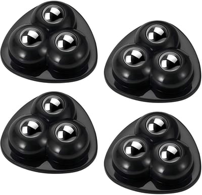Cosensi- Kastor 360° Draaiend - Zwenkwielen - Stil - Set van 4 - Totale draagcapaciteit 50 kg - Voor meubels en apparaten - Meubelwielen