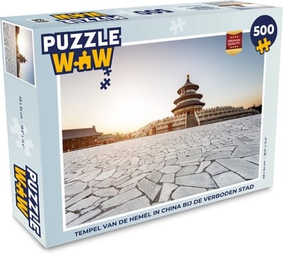Puzzel Tempel van de Hemel in China bij de Verboden Stad - Legpuzzel - Puzzel 500 stukjes