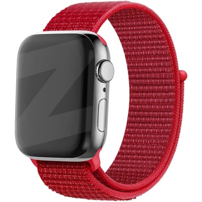 Bandz Apple Watch nylon band 'Classic' (rood)
