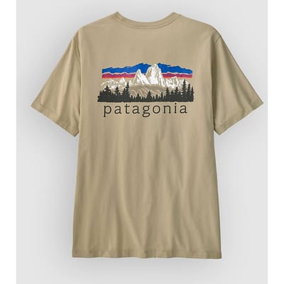 Patagonia Fitz Roy Foothills T-Shirt grijs