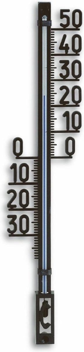TFA muurthermometer zwart 27,5cm