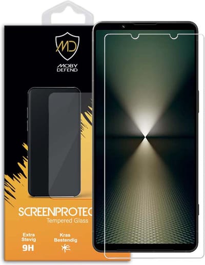 MobyDefend Screenprotector - Geschikt voor Sony Xperia 1 VI - Case-Friendly Screensaver - Gehard Glas