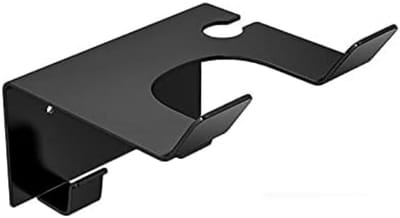 Daity Föhnhouder - Föhnbeugel - Wandgemonteerde föhnhouder - Universeel - Wandmontage - Zwart - 11,5*9,5*5,5 cm - Badkameraccessoires