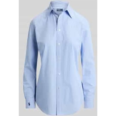 Slim Fit overhemdblouse van katoenmix