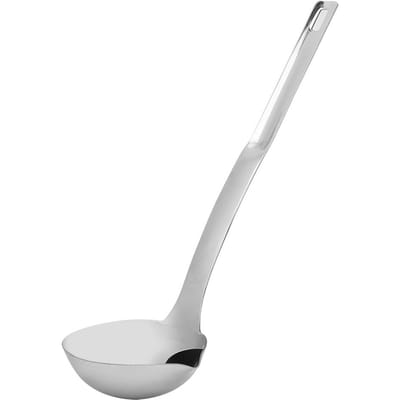 Soep Olie Filter Lepel RVS Zeef Lange Steel Kooklepel voor Thuis Restaurant white