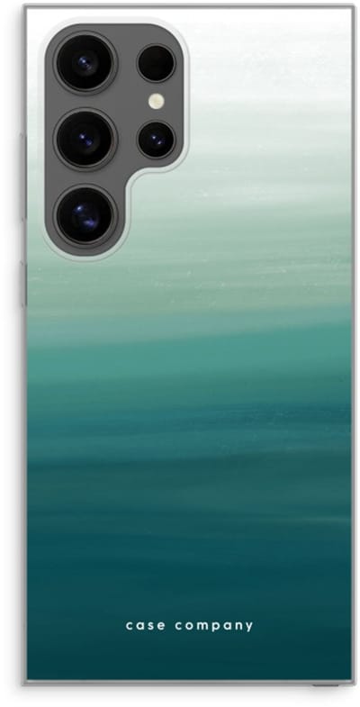 Case Company® - Hoesje geschikt voor Samsung Galaxy S24 Ultra hoesje - Ocean - Soft Cover Telefoonhoesje - Bescherming aan alle Kanten en Schermrand