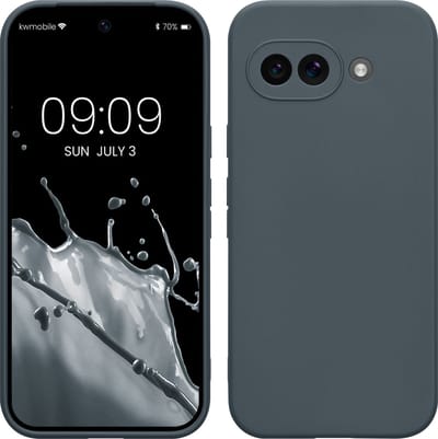 kwmobile telefoonhoesje geschikt voor Google Pixel 9a - Hoesje voor smartphone - Precisie camera uitsnede - In leisteen