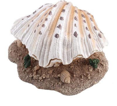 Dailygoods- Aquariumdecoratie Koraalrif - Veilige Hars - Verbrede Basis - Onderwaterontsnapping - 9,3 x 12,5 x 8 Cm - Duurzaam en Milieuvriendelijk - Aquariumaccessoire