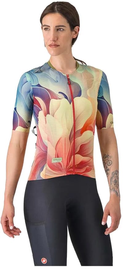 Castelli Unlimited Pro Korte Mouw Wielertrui Veelkleurig S Vrouw