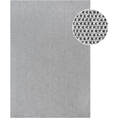 Muratap Lora plus laagpolig effen vloerkleed geweven design wit- 80x150 cm