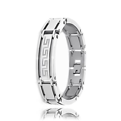 Juwelier Zwartevalk - Stalen armband 33.023/19cm--