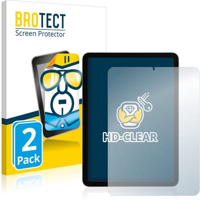 BROTECT - Screenprotector voor Apple iPad Air 4 2020 (4. Gen.) - Folie Beschermfolie transparant 2 Stuks