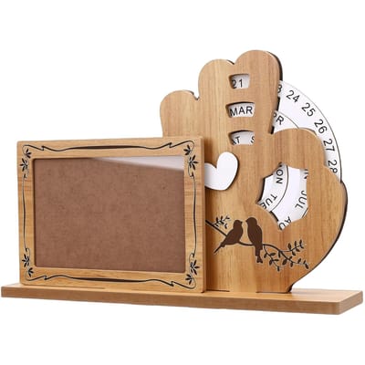 Perpetueel Kalender Fotolijst Eeuwige Kalender Foto Frame Bureau Ornament Huis Verjaardagscadeau Type 4