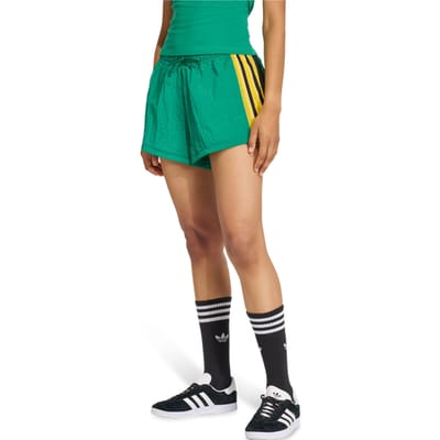 Adidas Santiago Woven Shorts Korte Broeken Dames - Groen - Maat M (38-40) - Nylon