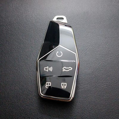 Mode TPU Pour Mg One    Pour Mgone Coque de Clé de Voiture à Distance Porte-Clés Fob Accessoires de Décoration Intérieure gray