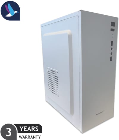AMD White Desktop PC - AMD Ryzen 7 5700G - 32 GB RAM - 1 TB SSD - WiFi - BT