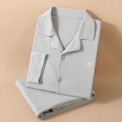Nieuw Modemerk Pyjama Pak Heren Lange Mouw Puur Katoen Lente Herfst Gent Zacht Katoen Zomer Loungewear Set Mannelijk Nachtkleding XL white