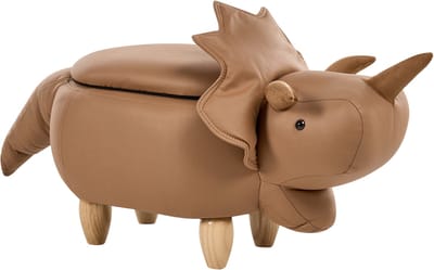 TRICERATOPS - Dierenpoef - Bruin - Polyester