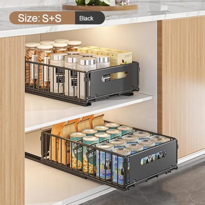 Keuken opbergrek Uittrekbare kast organizer Schuiflade opberglade Kruidenfles Kruiden opbergrek Keuken organizer