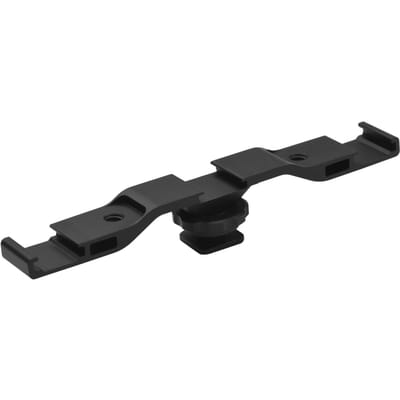 Support de montage de chaussure froide en métal avec 3 supports de chaussure froide pour l'installation de la lumière vidéo LED du Microphone noir
