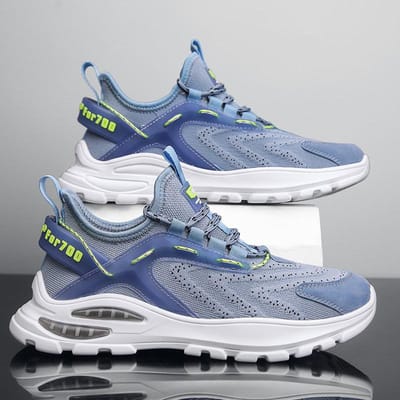 Heren Schoenen Zomer Nieuw Mesh Ademend Casual Schoenen Student Luchtkussen Zool Mode Hardlopen Sportschoenen Heren 44