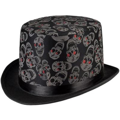 Boland - Hoed Skull blink - Één maat - Volwassenen - Mannen - Halloween en Horror