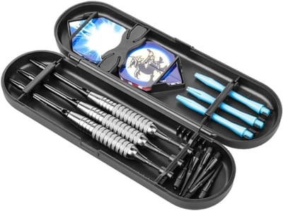 Ronte - Dartportemonnee met hardcase van EVA en waterdichte bescherming - voor drie dartpijlen, met vaste positie voor accessoires