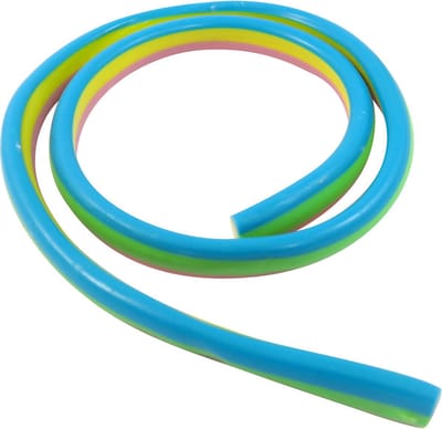 Candy Freaks - XXL kabels Regenboog - 10 stuks - 72cm lang - Snoep - Snoeppot - Snoepgoed - Mega snoep