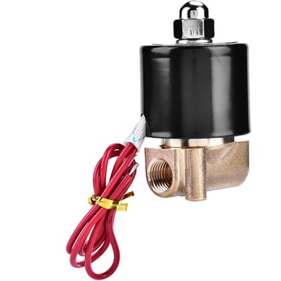 2W02508 G14  110V AC NC Normaal Gesloten Messing Elektrische Magneetventiel voor Water Lucht