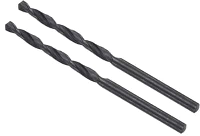 Spiraalboor 3,8 mm HSS, 2 stuks, voor metaal en kunststof