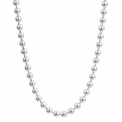 Fako Bijoux® - Bolletjes Ketting - Ball Chain - RVS - Stainless Steel - 3mm - 50cm - Zilverkleurig
