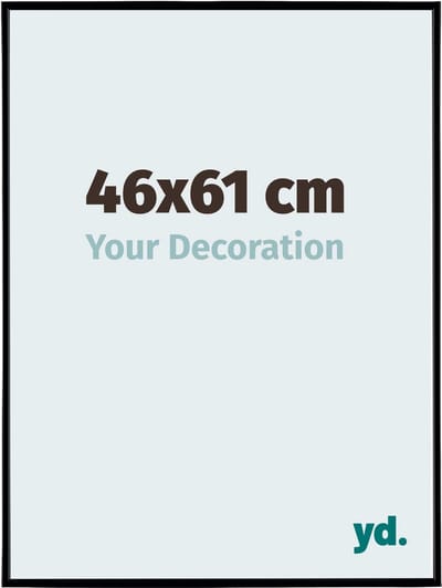 Your Decoration - Fotolijst 46x61 cm - Kunststof - Zwart Mat - Evry