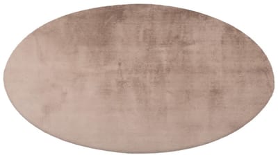 Paradise Fluffy – Taupe – Rond – Hoogpolig & Zacht – Trendy – Fluffy – Vloerkleed – Karpet – 160x160 cm rond