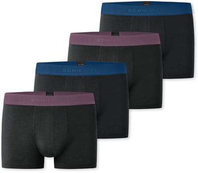 Schiesser Heren lang short / pant 4 pack 95/5 Cotton