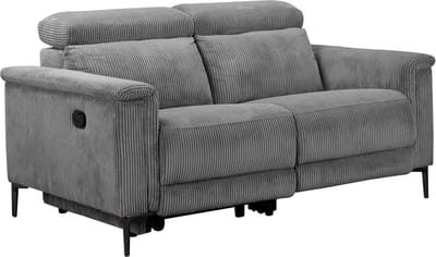 Lund-2Zitsbank - 1 Relax - Grijs Corduroy