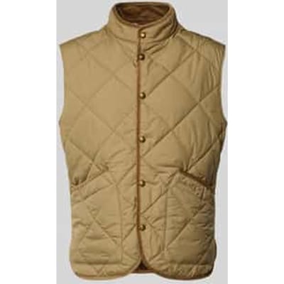 Gilet met opstaande kraag