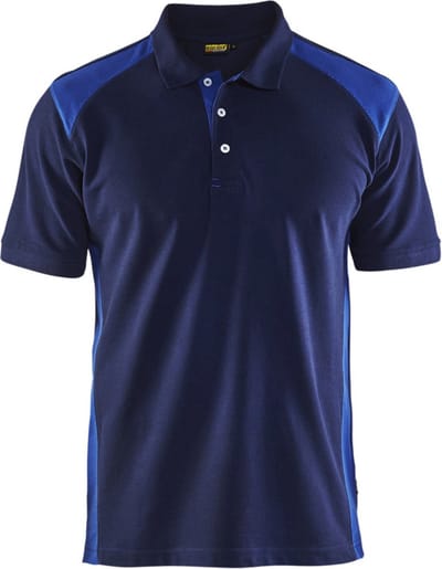 Blaklader Poloshirt piqué 3324-1050 - Marineblauw/Korenblauw - XS