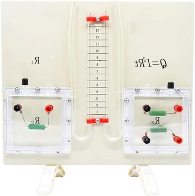 Joule Wet Demonstrator - Natuurkunde Instrument - Lesmateriaal Thermodynamica - Compleet Experimenteerapparaat - 28x28x9 cm - Grijs